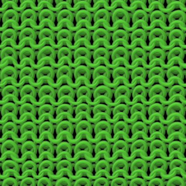 Triko desen yeşil doku