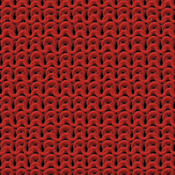 Red texture of knitwear pattern — Stock Photo, Image