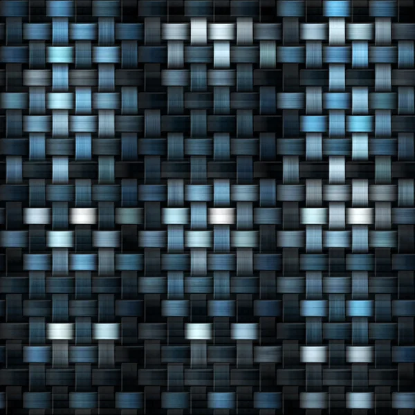 Текстура ткани или трикотаж синим и черным цветом — стоковое фото