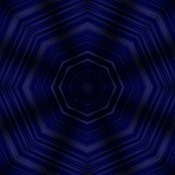 Dark blue kaleidoscope illustration — Stock Photo, Image