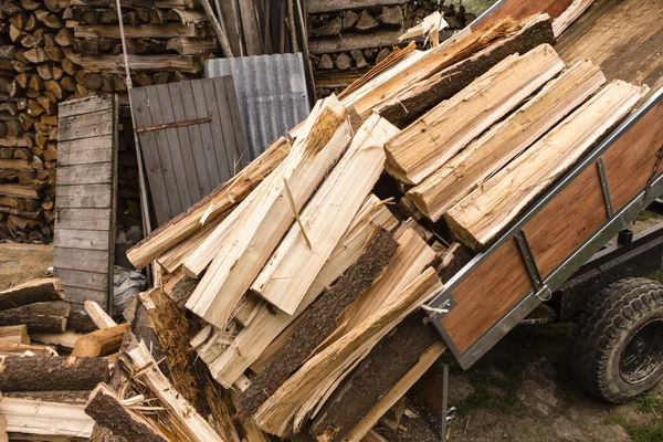 Logging tractor — Stock Photo, Image