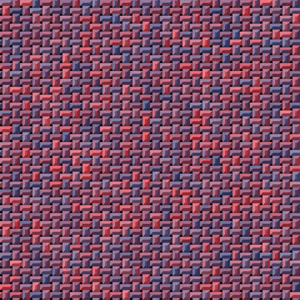 Red and blue knitwear or fabric generated texture — Stock Photo, Image