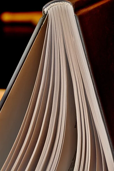 Closeup of an open book — Stock Photo, Image