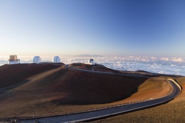 mauna kea - hawaii muhteşem günbatımı