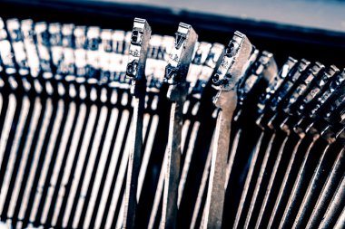 Eski Daktilo mektupları closeup