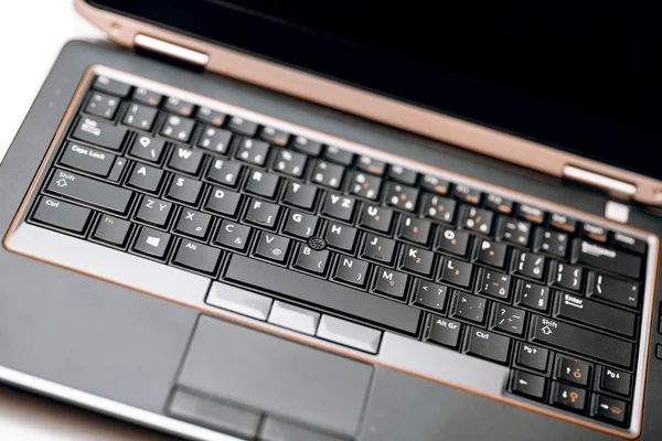 Laptop klawiatura z touchpad — Zdjęcie stockowe