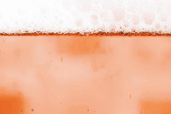 Beer with foam in the glass — Stock Photo, Image