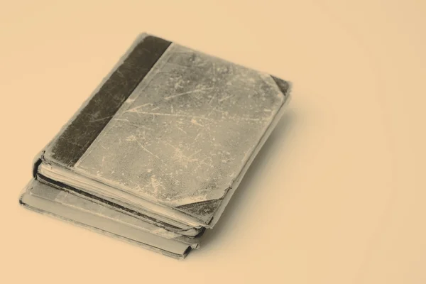 Beautiful old two books closeup on white background — Stock Photo, Image