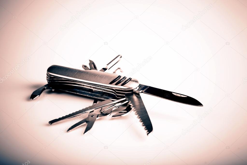 metallic swiss army knife