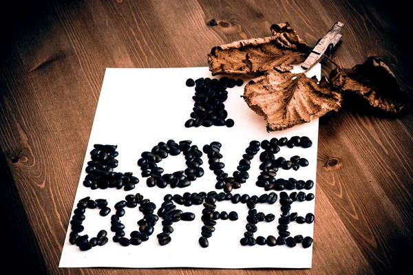 Amo il caffè — Foto Stock