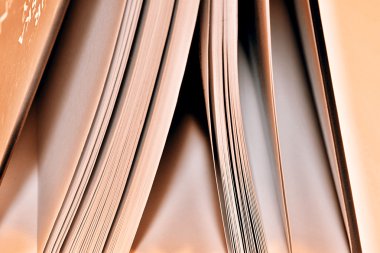 açık bir kitap closeup