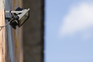 güvenlik ışık hareket dectector veya sensör ile duvara led