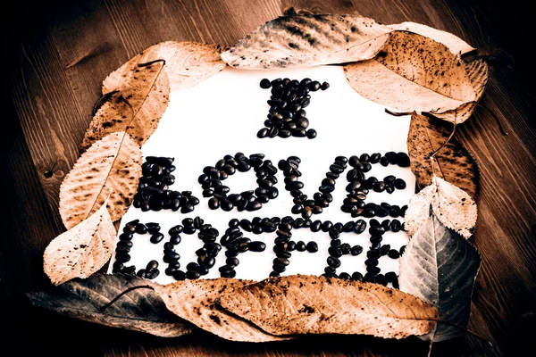 Mám rád kávu — Stock fotografie