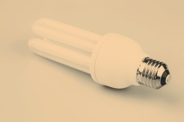 enerji verimli ampul beyaz izole
