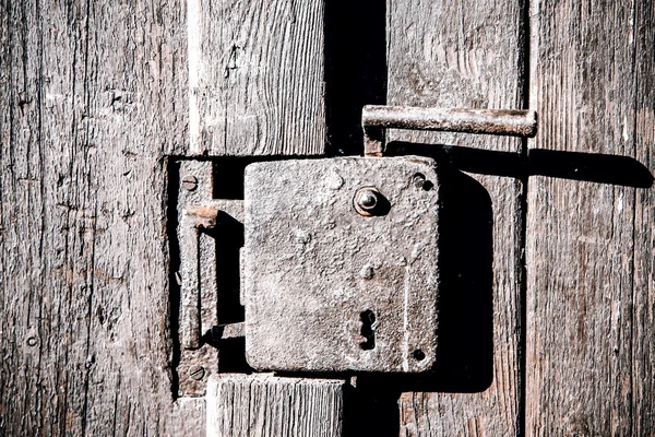 Mâner vechi ușă — Fotografie, imagine de stoc