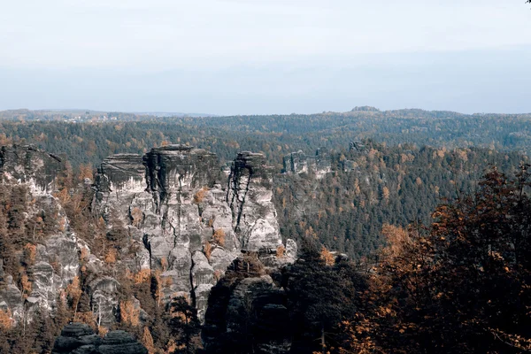 Bastei rochas — Fotografia de Stock