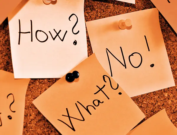 Notice board with sticky note pads — Stock Photo, Image