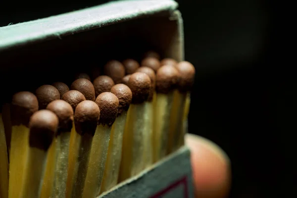 Matches in a box close up — Stock Image Matches in a box close up Royalty Free Stock Photos