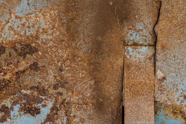 표면은 골함석으로 골함석 내부의 빈티지 텍스처 — 스톡 사진