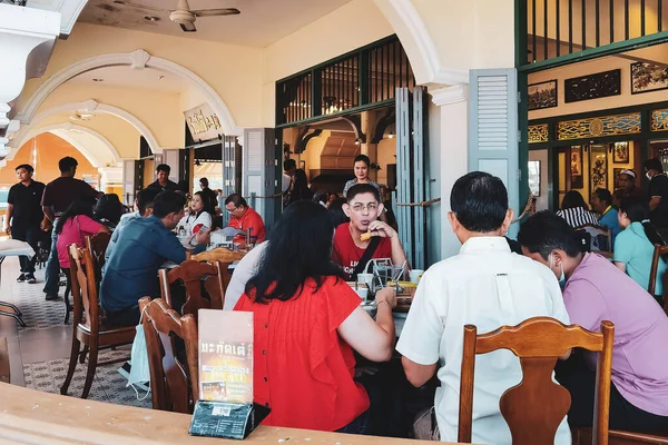 Nakhon Thammarat Tailandia Agosto 2020 Ambiente Dentro Del Restaurante Copee — Foto de Stock