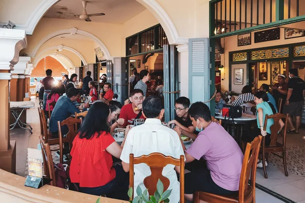 Nakhon Thammarat Tailandia Agosto 2020 Ambiente Dentro Del Restaurante Copee — Foto de Stock