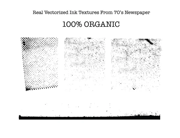 Real black traced ink textures — Stock Photo, Image