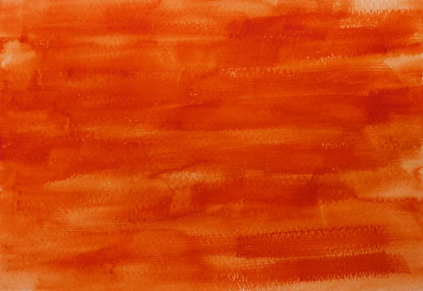 Real pintado à mão titian vermelho aquarela fundo raster textura — Fotografia de Stock