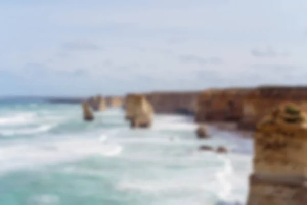 Imagine Neclară Faimosului Doisprezece Apostoli Great Ocean Road Australia Capac — Fotografie, imagine de stoc