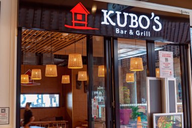 Brisbane, Queensland, Avustralya - Mart 2021: Şehrin dışındaki bir restoran