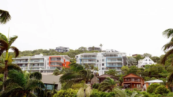 Yeppoon Queensland Austrália Abril 2021 Apartamentos Férias Uma Colina Dia — Fotografia de Stock