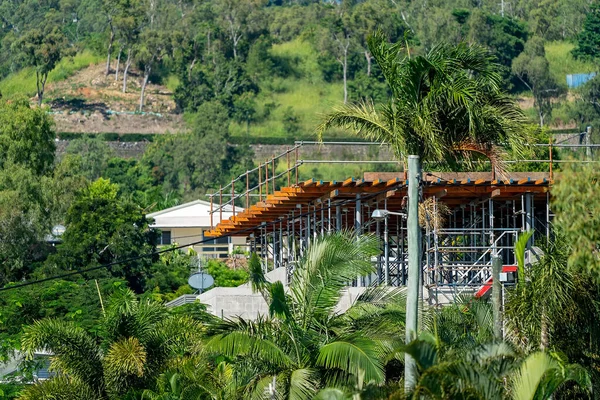 Airlie Beach Queensland Australia Abril 2021 Construcción Casas Una Ladera — Foto de Stock