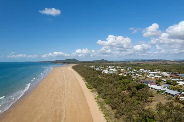 Salonika Beach Mackay Queensland Australia Settembre 2021 Alta Antenna Drone — Foto Stock