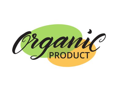 Organik Dükkanı etiket, sağlıklı gıda için logo şablonu saklar