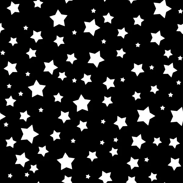 Patrón de estrellas sin costura — Vector de stock