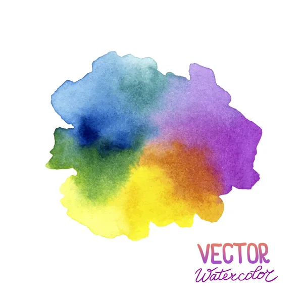 Absctract achtergrond met aquarel splash — Stockvector