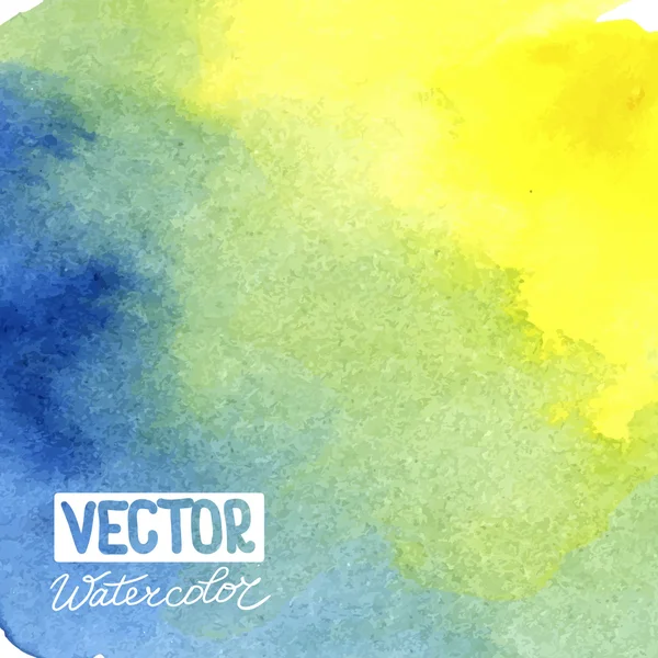 Fond d'aquarelle abstrait pour votre conception — Image vectorielle