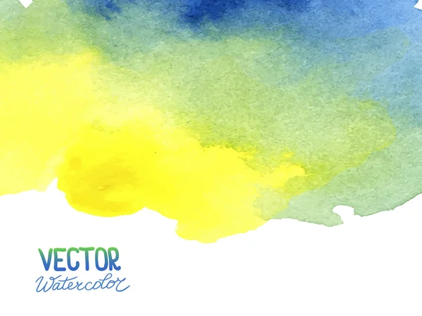 Abstracte aquarel achtergrond voor uw ontwerp — Stockvector