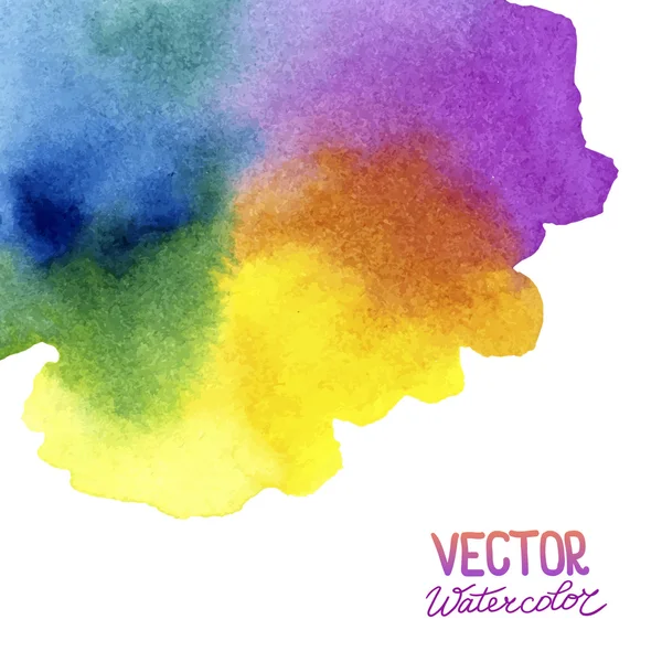 Fundo absctract com respingo aquarela — Vetor de Stock