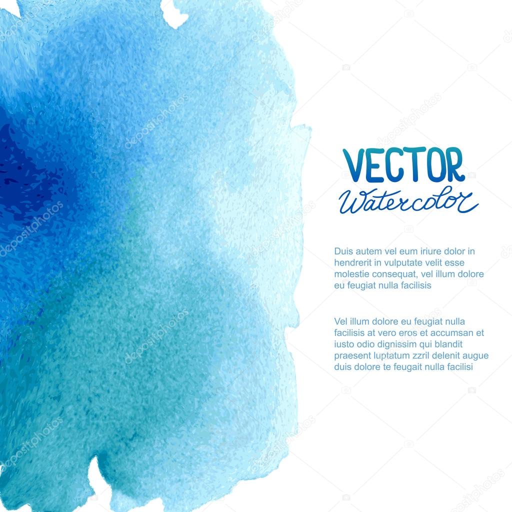 Abstract watercolor background for your design