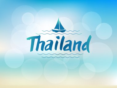 Tayland el çizilmiş yazı