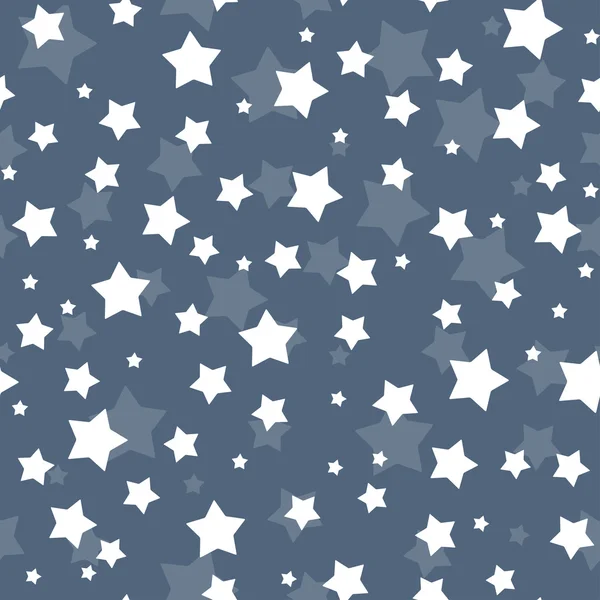 Patrón de estrellas sin costura — Archivo Imágenes Vectoriales