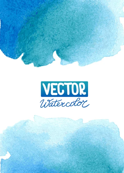 Fond d'aquarelle abstrait pour votre conception — Image vectorielle