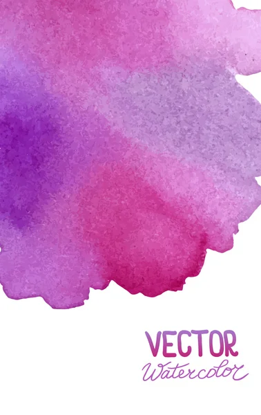 Fond d'aquarelle abstrait pour votre conception — Image vectorielle