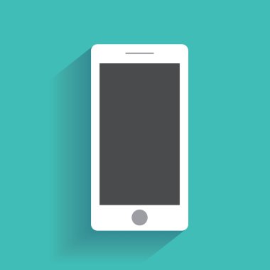 boş ekran ile Smartphone