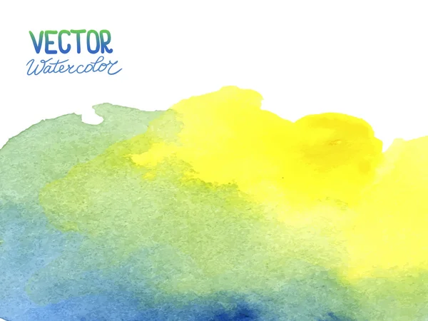 Fond d'aquarelle abstrait pour votre conception — Image vectorielle