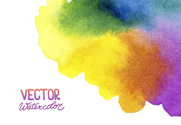 Fundo absctract com respingo aquarela — Vetor de Stock