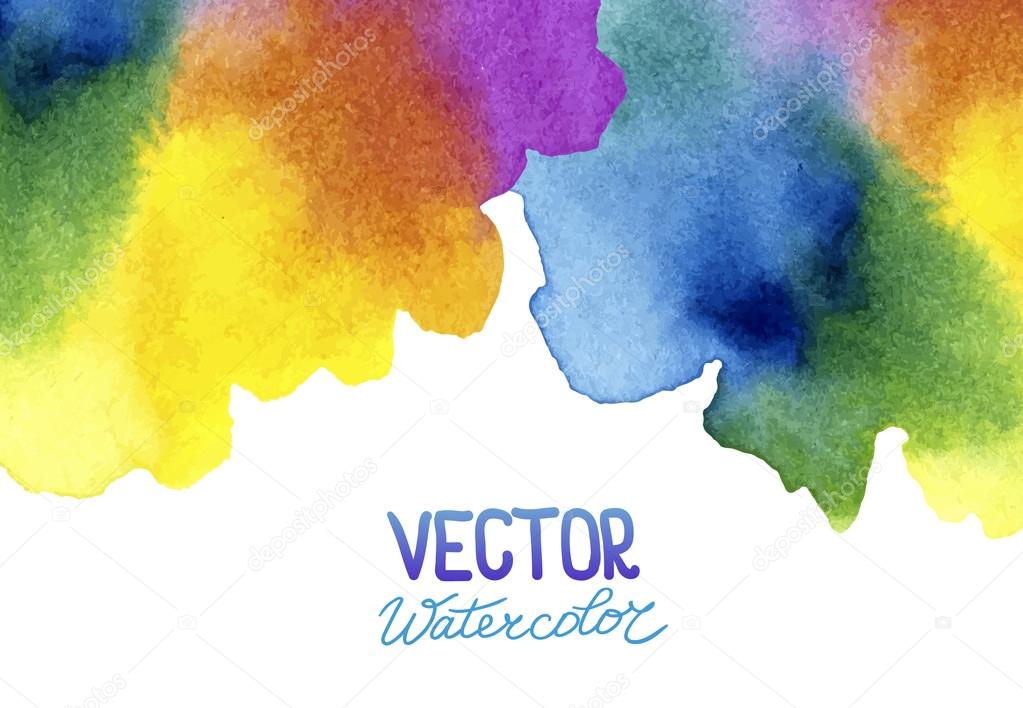 Abstract watercolor background for your design