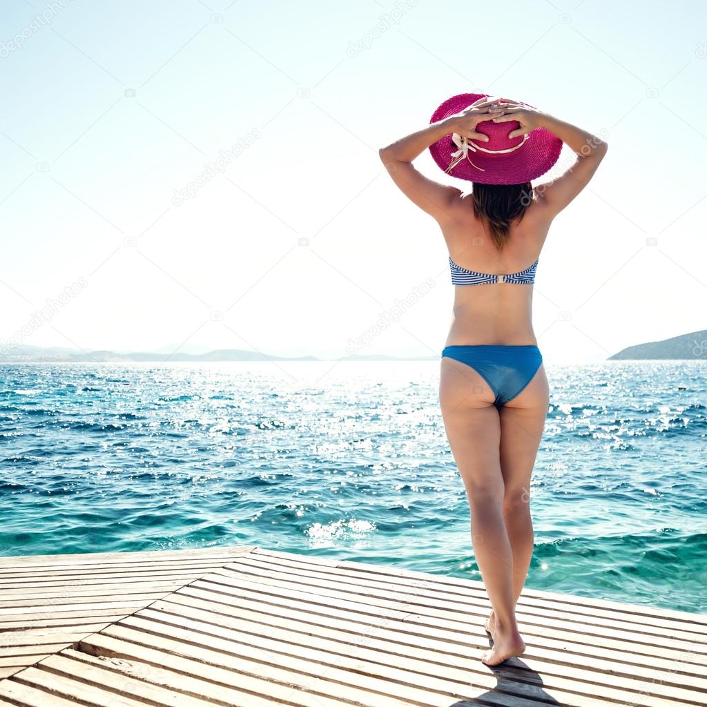 Woman at the sea