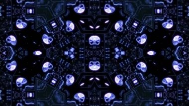 Güzel ayrıntılı fütüristik dijital arabirimi.