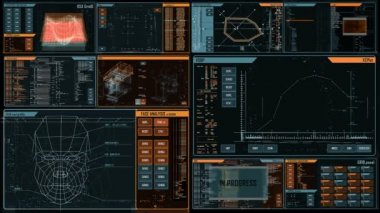 Fütüristik komut Merkezi arabirimi (döngü hazır)